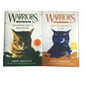 Warriors Tigerheart's Shadow and Graystripe's Vow By Erin Hunter Super Edition